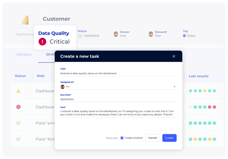 Task - Data Quality Logo